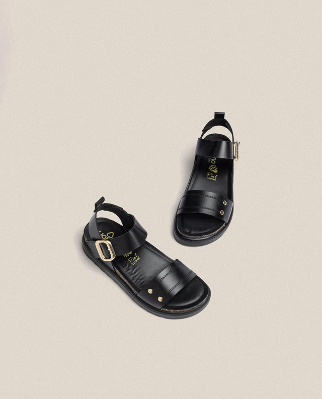 yokono Sandalia de plataforma Tunez 128 negro Ofertas