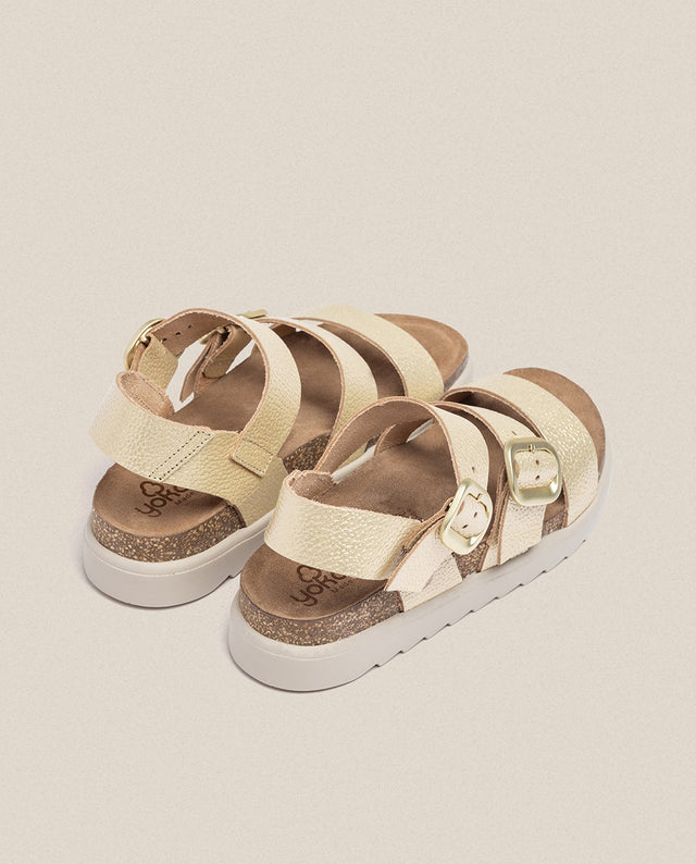 yokono Sandalia de plataforma Tunez 127 dorado Venta caliente