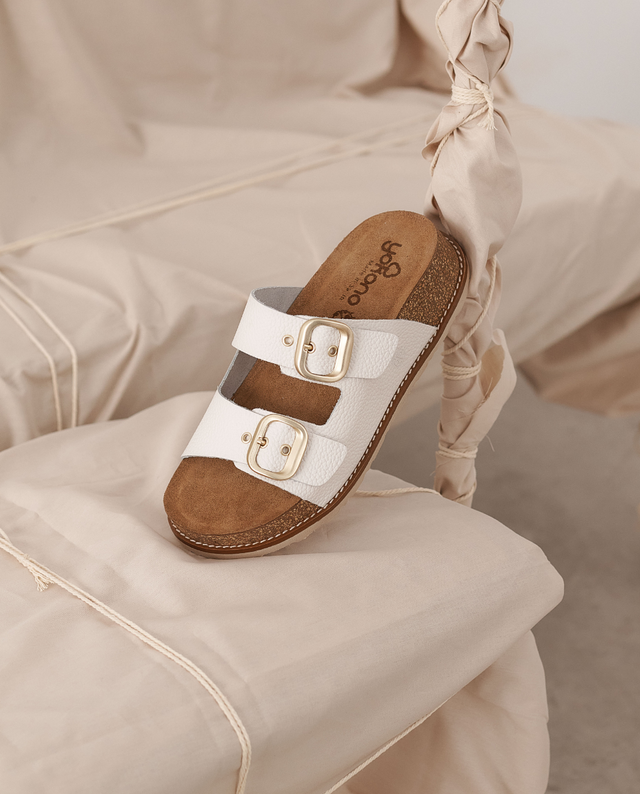 yokono Sandalia de plataforma Oca 013 blanco Gran oferta