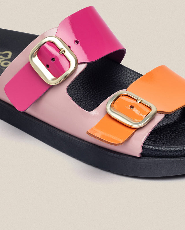 yokono Sandalia plana Morena 004 rosa Ventas relámpago