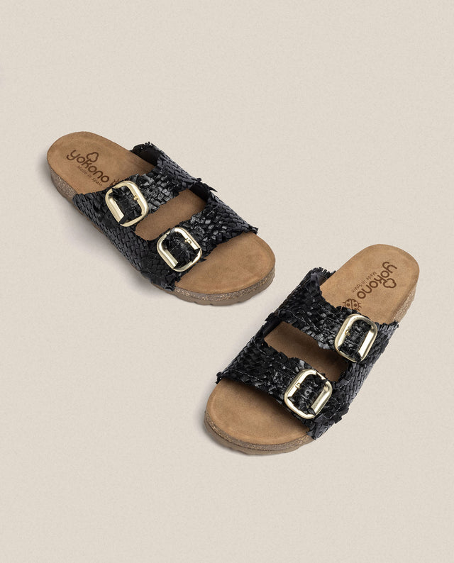 yokono Sandalia plana Jerba 143 negro COMPRAR AHORA