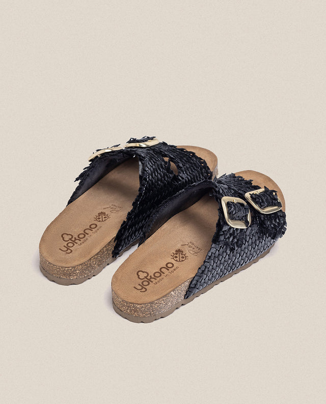 yokono Sandalia plana Jerba 143 negro COMPRAR AHORA