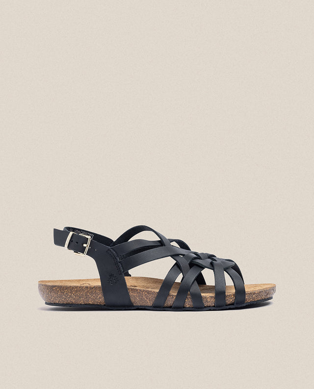 yokono Sandalia plana Ibiza 175 negro