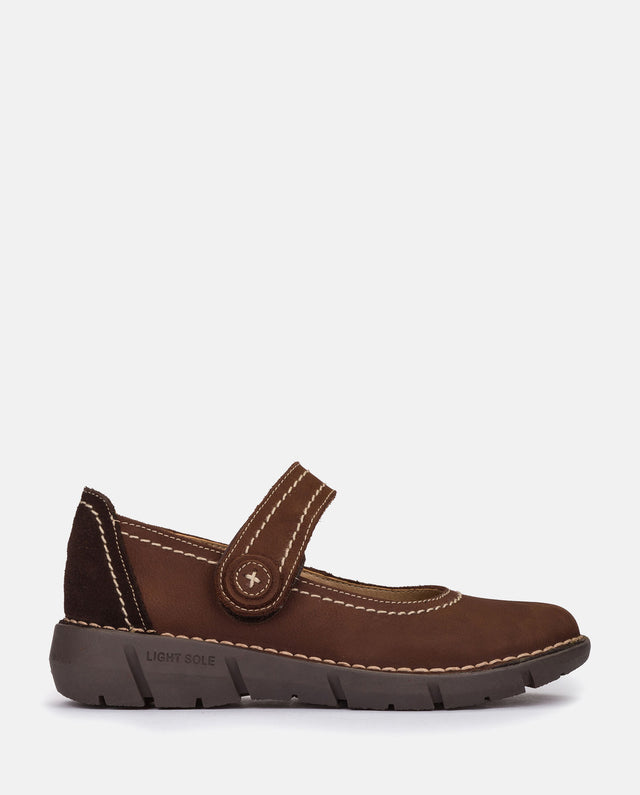 yokono Zapato plano Olba 005 marron