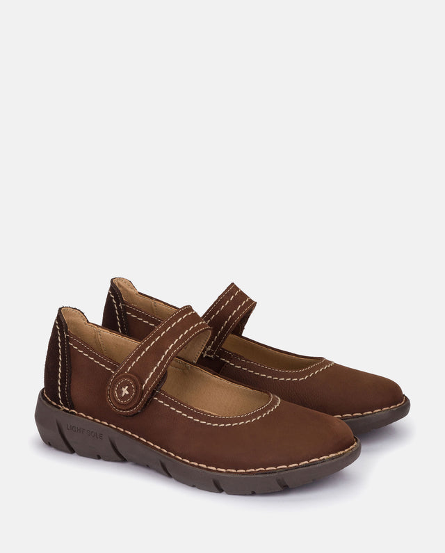 yokono Zapato plano Olba 005 marron Descuentos del mes
