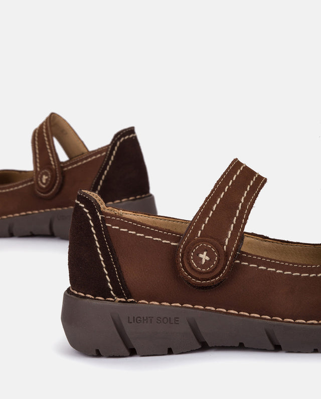 yokono Zapato plano Olba 005 marron Descuentos del mes