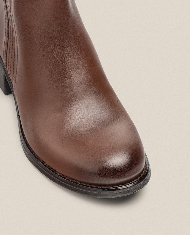 yokono Botín plano MONS-007 marrón Ofertas