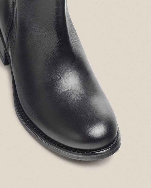 yokono Botín plano MONS-007 negro Gran oferta
