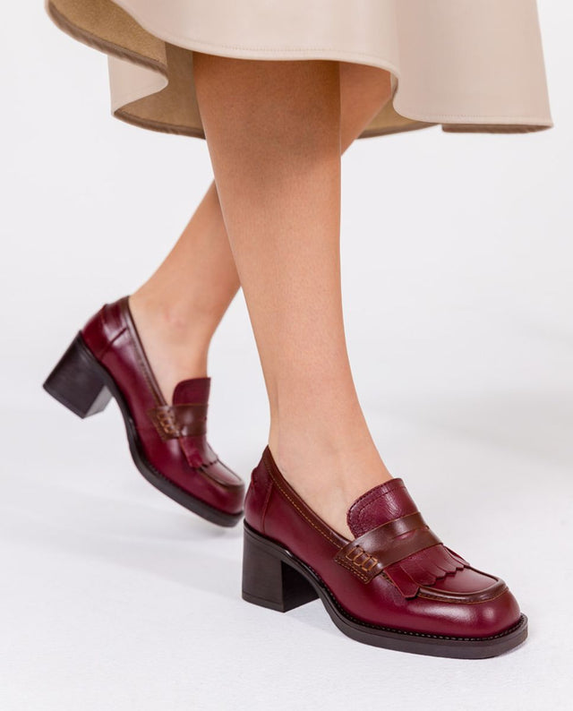 yokono Zapato de tacón LANDAS-006 burdeos