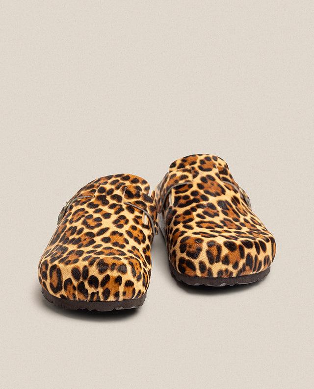 yokono Zapato plano ZUECO 599 leopardo Ventas relámpago