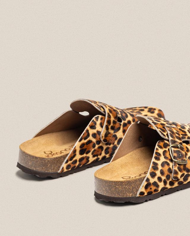 yokono Zapato plano ZUECO 599 leopardo Ventas relámpago