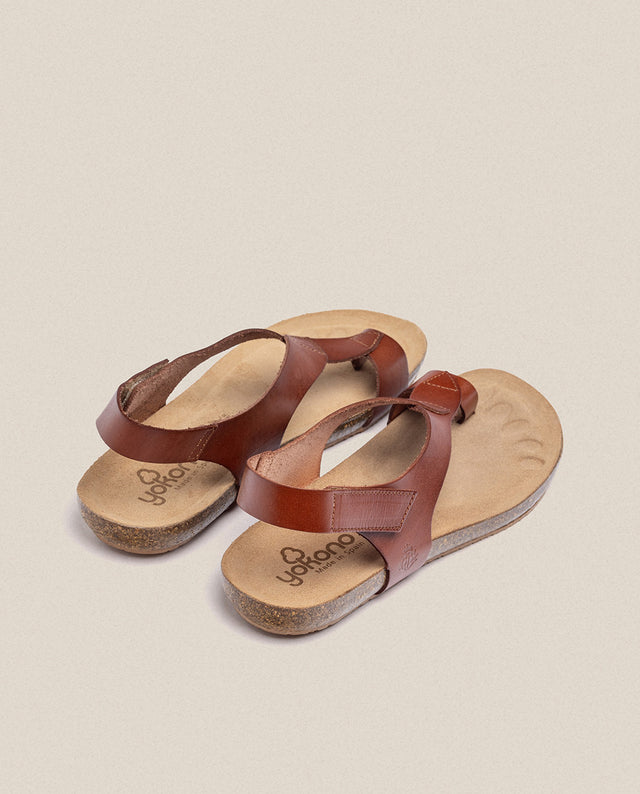 yokono Sandalia plana Ibiza 174 marrón Rebajas online