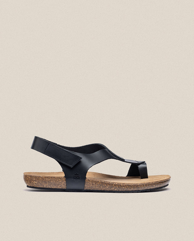 yokono Sandalia plana Ibiza 174 negro