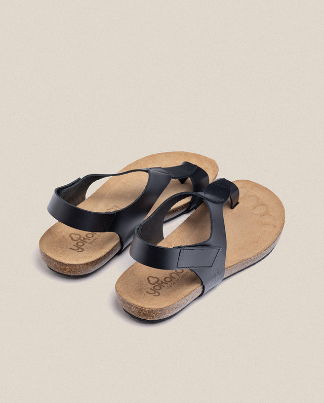 yokono Sandalia plana Ibiza 174 negro Rebajas top