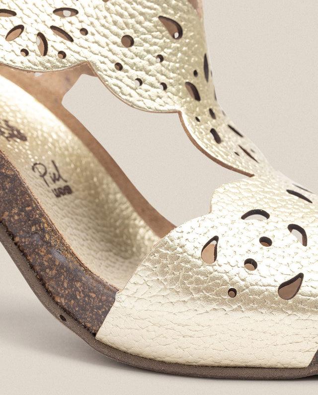 yokono Sandalia de tacón Ponza 006 dorado Ofertas especiales