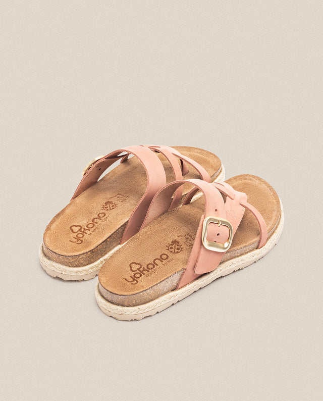 yokono Sandalia plana Arena 003 rosa Outlet