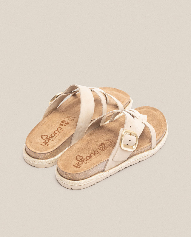 yokono Sandalia plana Arena 003 beige Outlet online