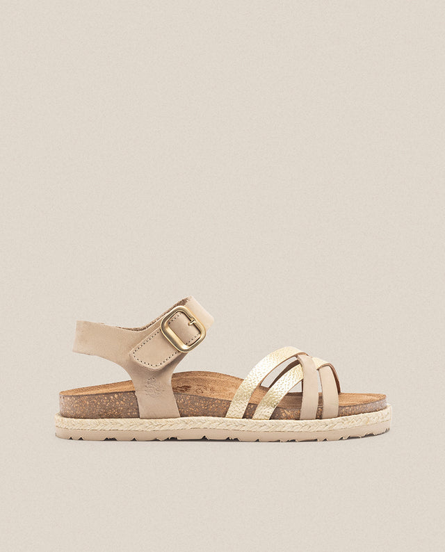 yokono Sandalia plana Arena 001 beige