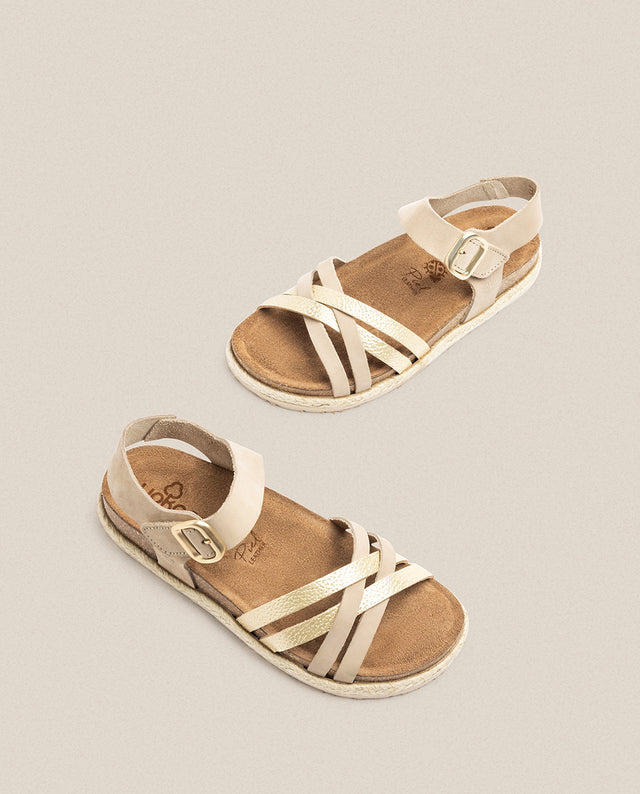 yokono Sandalia plana Arena 001 beige Ofertas