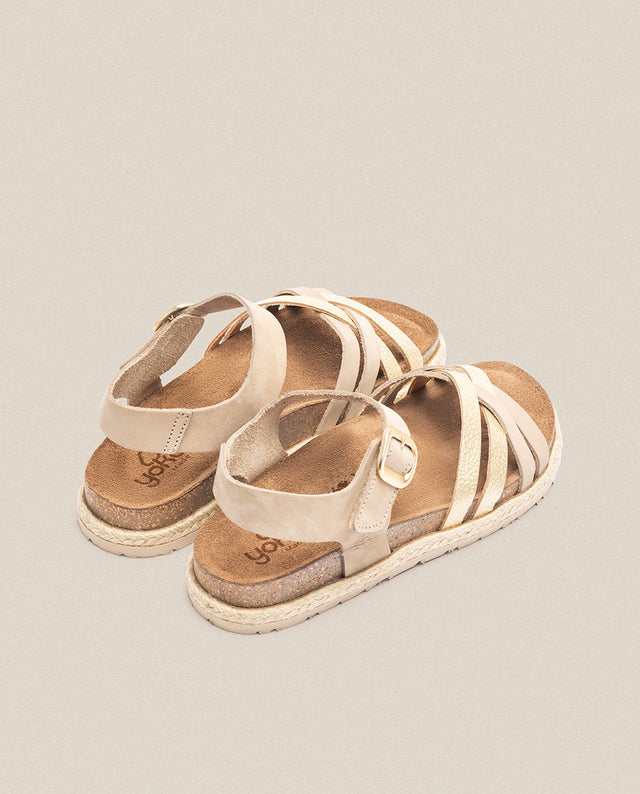 yokono Sandalia plana Arena 001 beige Ofertas