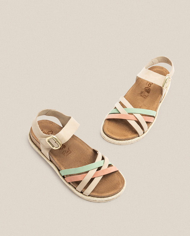 yokono Sandalia plana Arena 001 beige Venta caliente