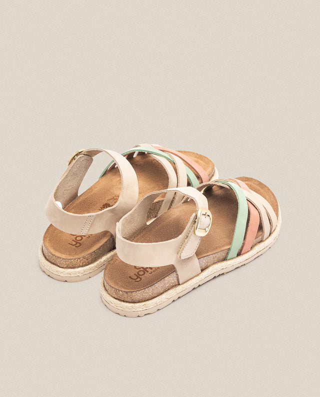 yokono Sandalia plana Arena 001 beige Venta caliente