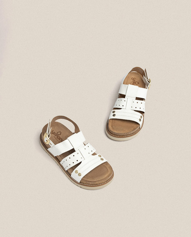 yokono Sandalia de plataforma Oca 007 blanco Rebajas baratas