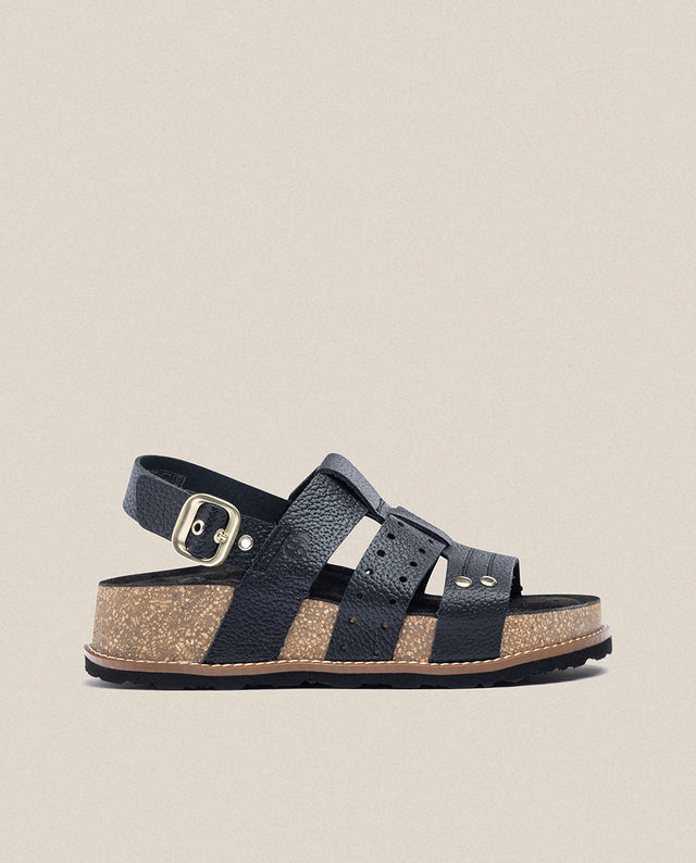 yokono Sandalia de plataforma Oca 007 negro Ventas relámpago