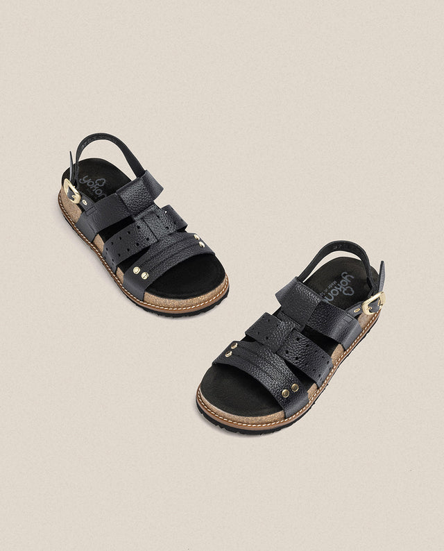 yokono Sandalia de plataforma Oca 007 negro Ventas relámpago