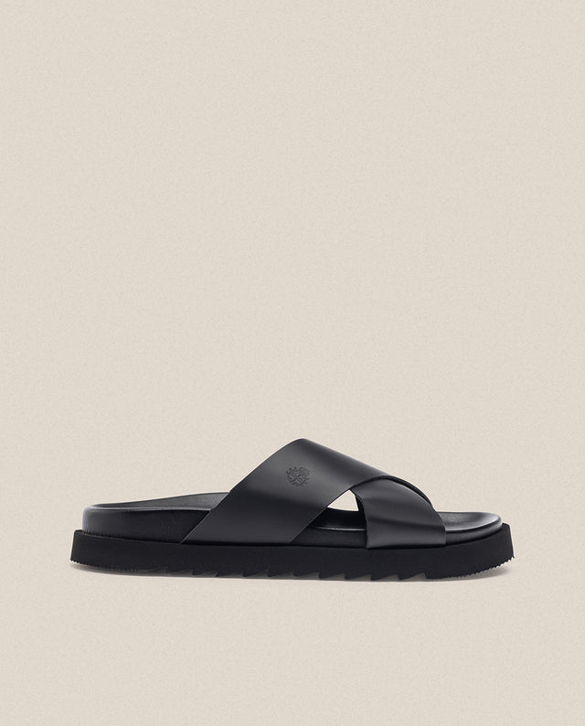yokono Sandalia plana Man 003 negro