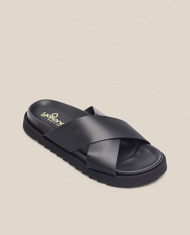 yokono Sandalia plana Man 003 negro Tienda