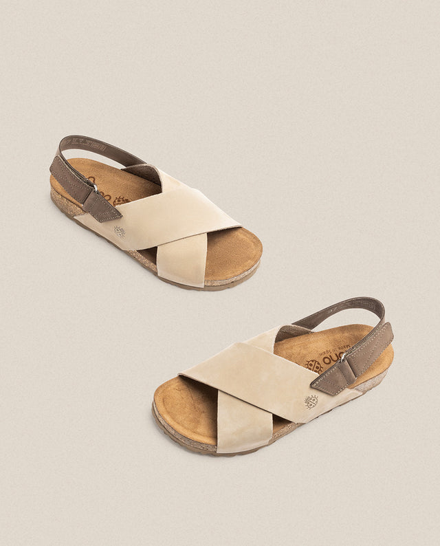 yokono Sandalia plana Jerba 134 beige Tienda