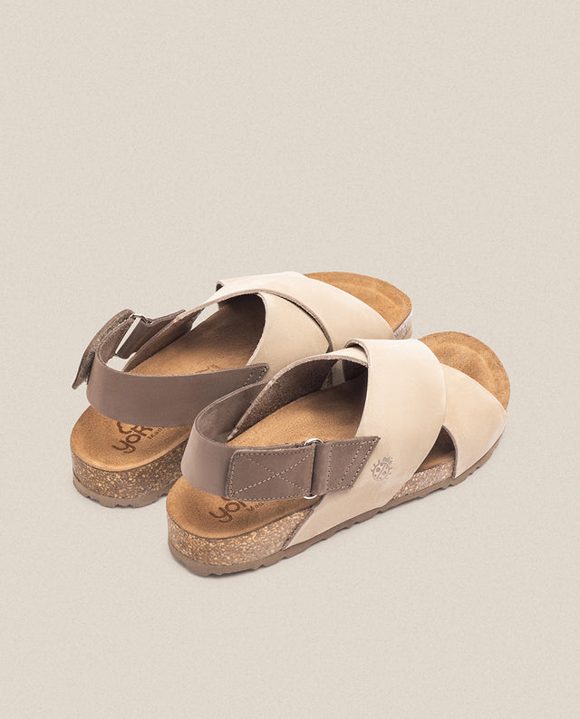 yokono Sandalia plana Jerba 134 beige Tienda