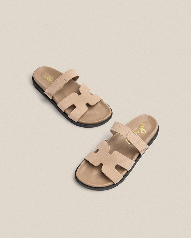 yokono Sandalia plana Morena 125 beige COMPRAR AHORA