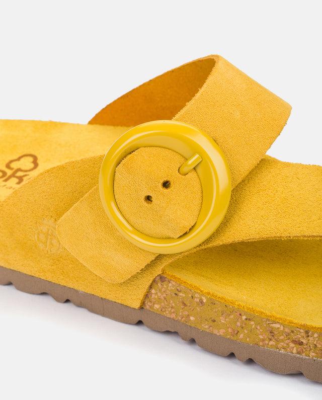 yokono Sandalia plana Rolan 113 amarillo Ahorra y exporta