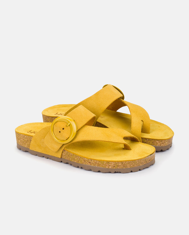 yokono Sandalia plana Rolan 113 amarillo Ahorra y exporta
