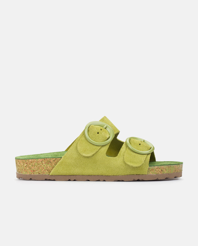 yokono Sandalia plana Rolan 700 verde
