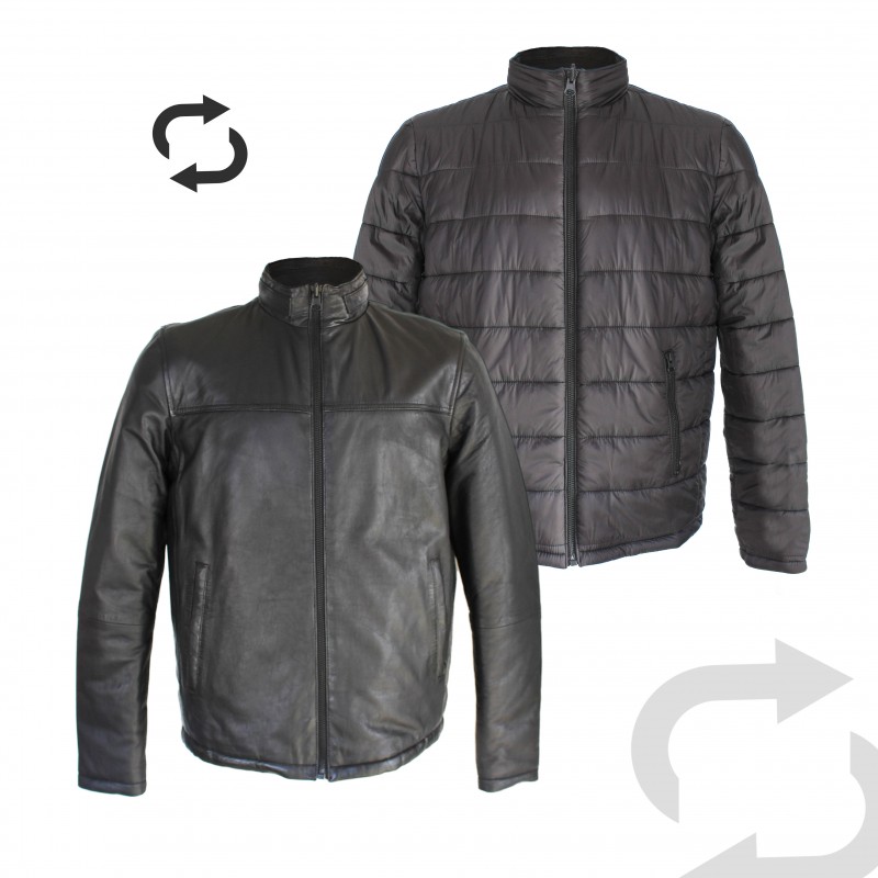 ﻿zerimar shoes Chaqueta reversible con cremallera modelo MAZZO Últimos 3 días