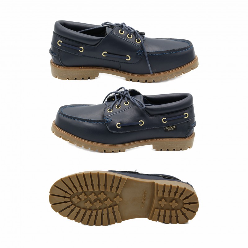 zerimar shoes Nauticos de piel con cordones modelo KANCHEN ÚLTIMAS EDICIONES