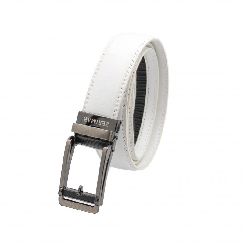zerimar shoes Cinturón de piel con hebilla automatica de 3 cm modelo GOZAG