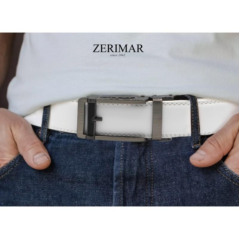 zerimar shoes Cinturón de piel con hebilla automatica de 3 cm modelo GOZAG Grandes descuentos