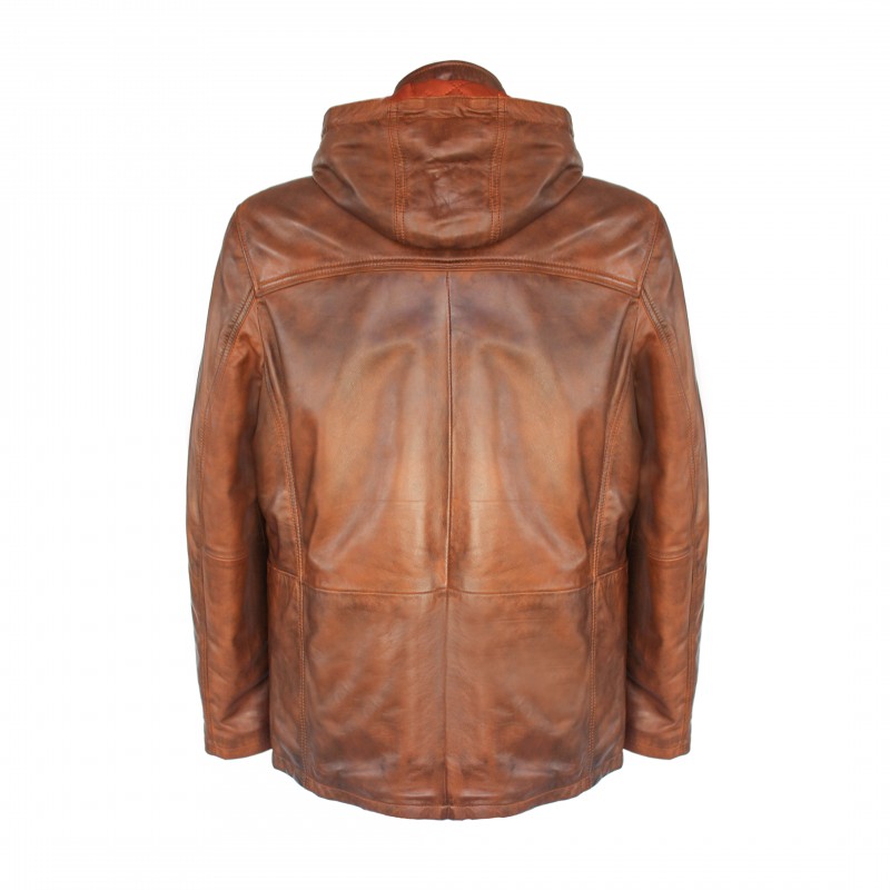 zerimar shoes Parka de piel con capucha removible MASERTO Limitado a 3 días