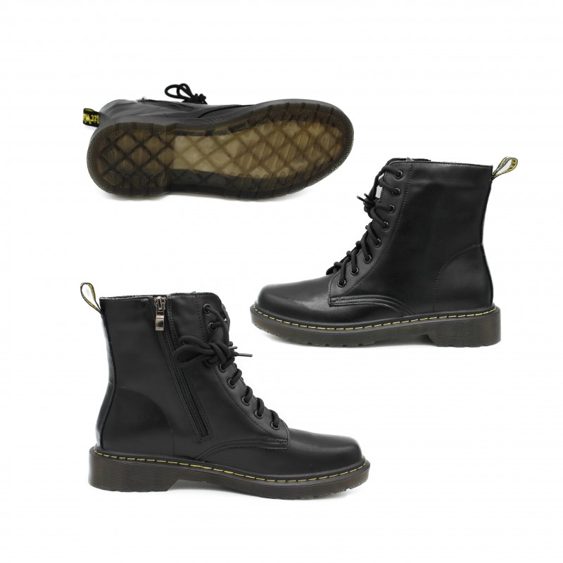 zerimar shoes Botas estilo militar con cremallera modelo DOCTER Oferta exclusiva