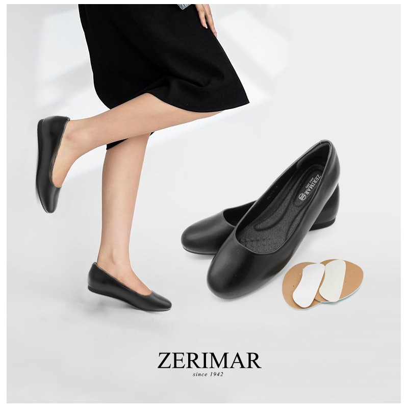 zerimar shoes Zapato de Piel Profesional para Oficina y Eventos - tacón 1 5 cm Ofertas especiales