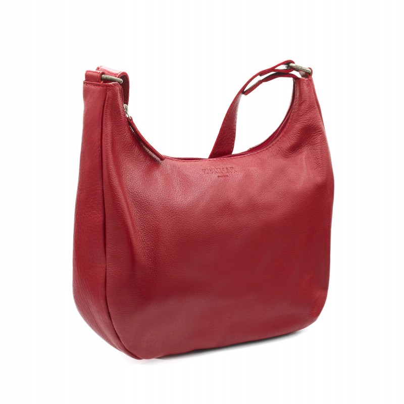 zerimar shoes Bolso de piel con cremallera 22x19x8 cm MINE