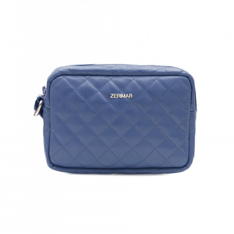 zerimar shoes Bolso bandolera acolchado de piel 15x20x6 cm