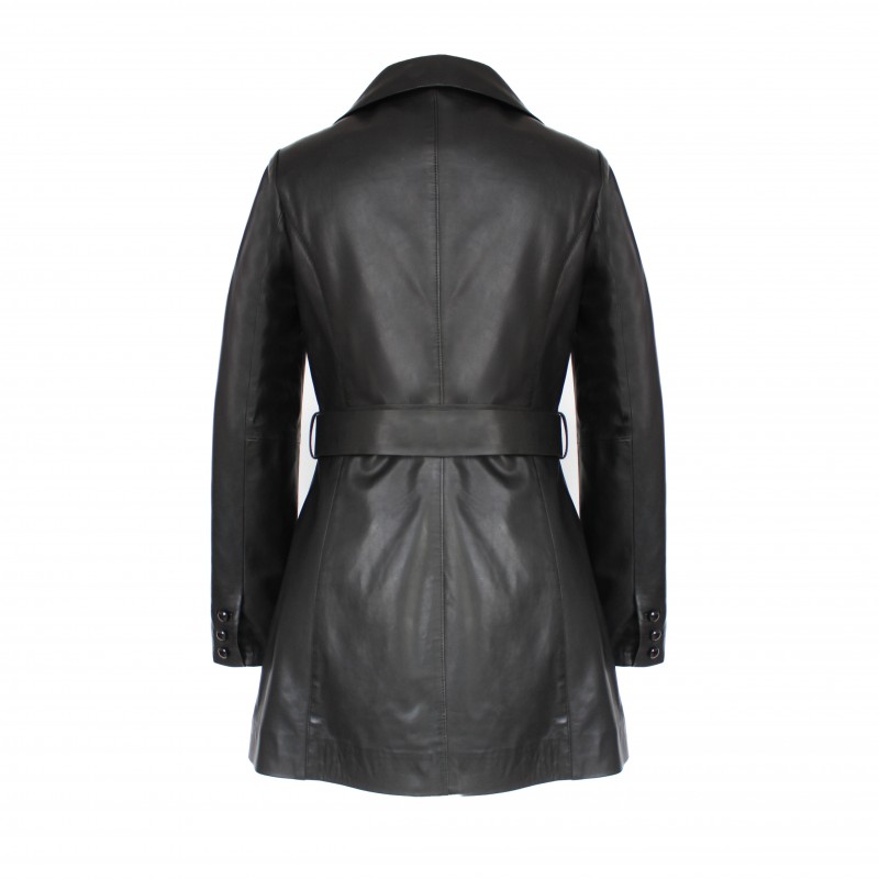 zerimar shoes Gabardina corta con botones modelo MESSHO Outlet