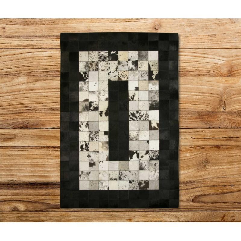 zerimar shoes Alfombra Patchwork Piel de Vaca LIMESTONE - Varias medidas Ofertas