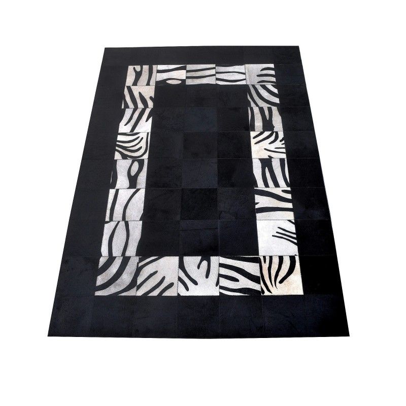 zerimar shoes Alfombra Patchwork piel de toro 240x300 cm