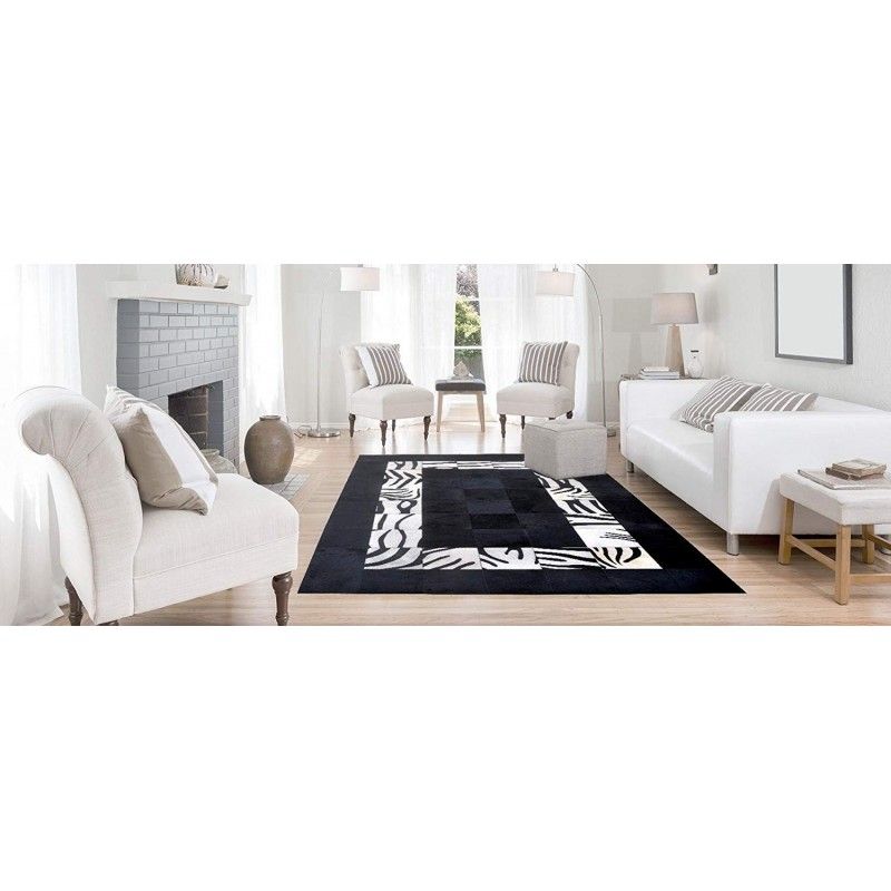 zerimar shoes Alfombra Patchwork piel de toro 240x300 cm Tienda